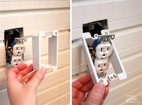 electrical box extender corrugated metal|electrical box extender for backsplash.